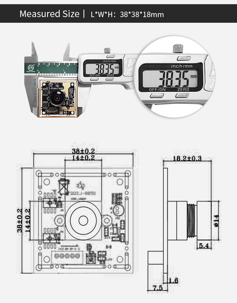 Dogoozx AR0230 2mp Support UVC Protocol USB Csi Csi2 Tthermal Imaging Camera Module HDR插图3