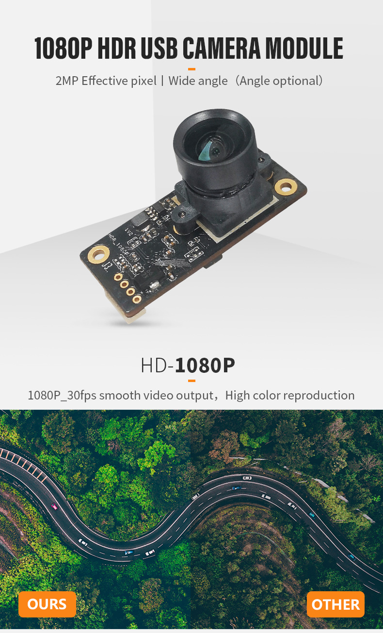 Dogoozx 2MP PS5268 1080P 30fps HDR Drive-Free USB Video Doorbells Small Camera Module插图