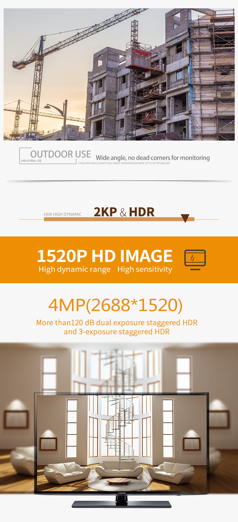 Dogoozx 4MP near-infrared enhanced monitoring HDR wide-angle mipi OS04A10 camera module插图1