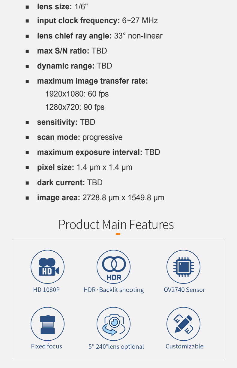 Dogoozx HD 1080P HDR Endoscopy Industrial Medical Endoscope OV2740 MIPI Camera Module插图2