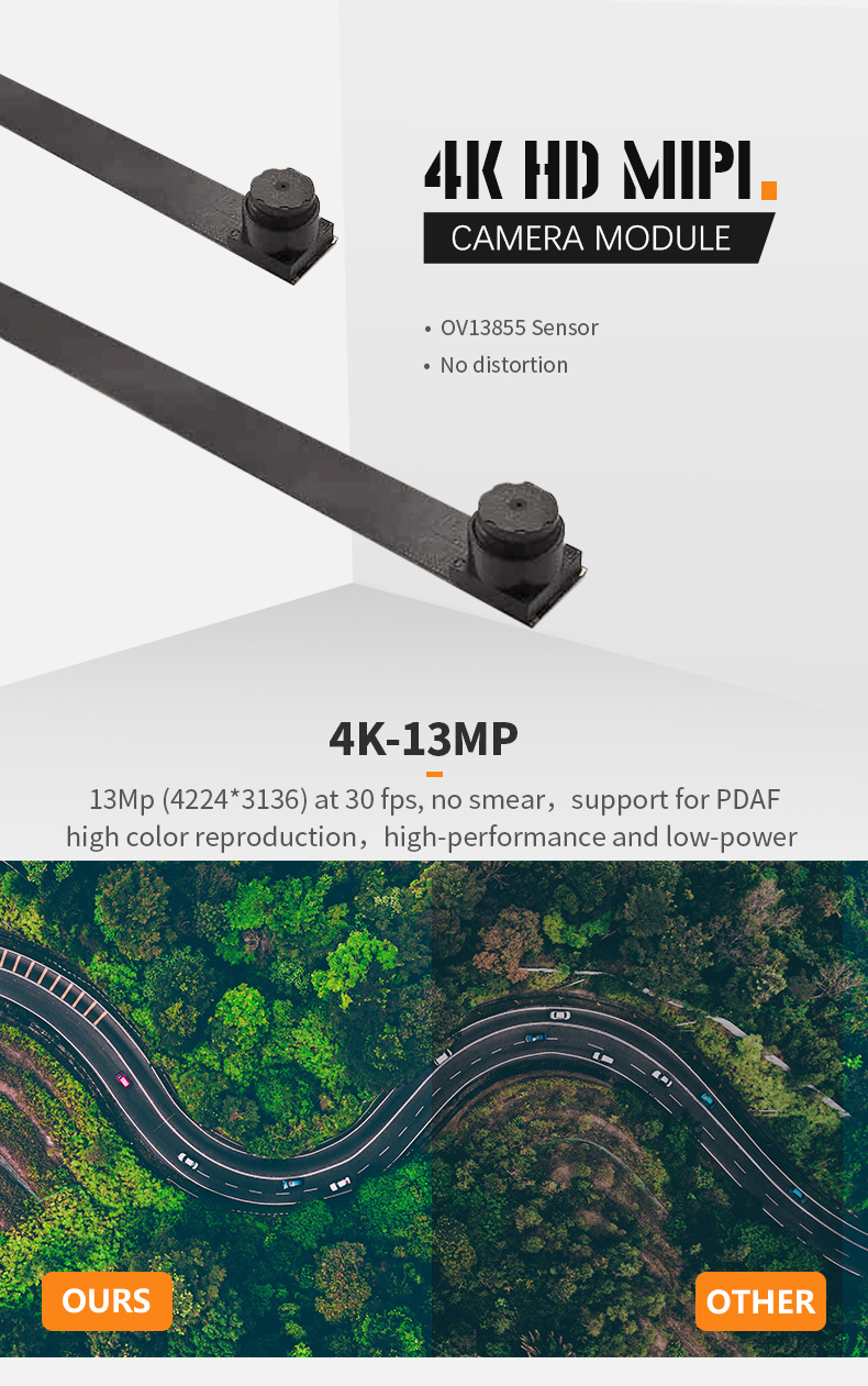 Dogoozx Wholesale Cheap RK3588 OV13855 Sensor 13mp 4k 30fps 1.12um HD MIPI CMOS Camera Module插图