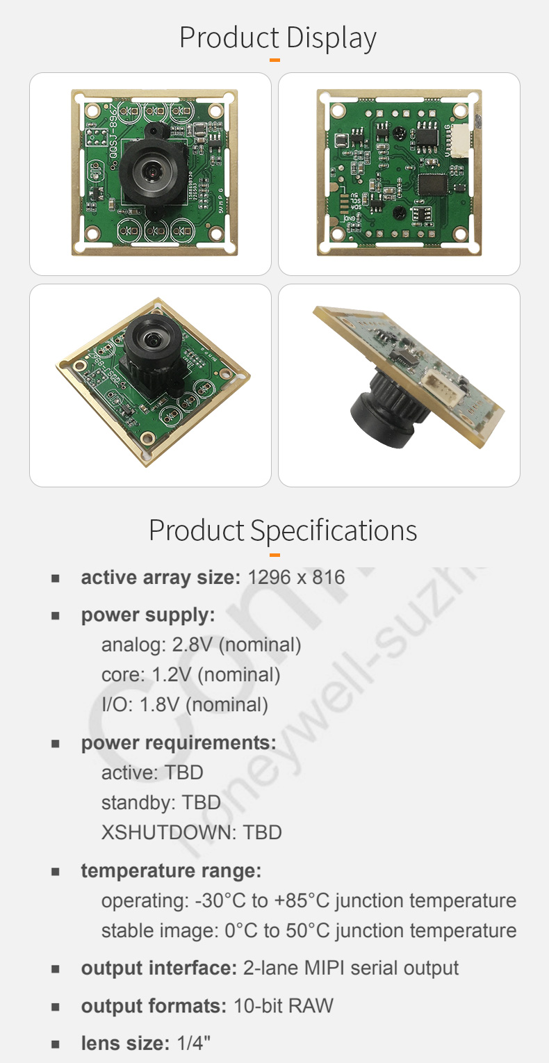 Dogoozx Global shutter OV9281 Sensor 1MP 720P CMOS USB autonomous driving Camera Module插图1