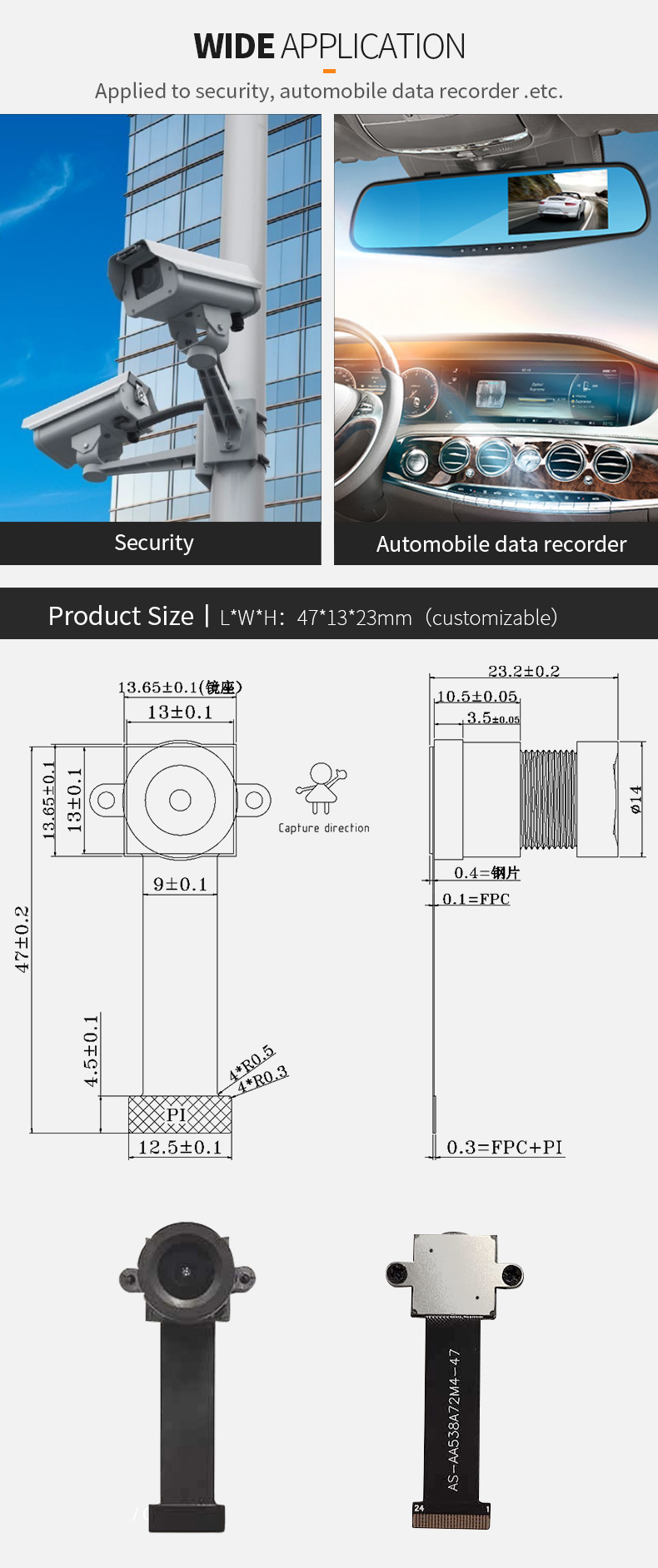 Dogoozx Mipi ov2735 ov3640 ov7670 ov2715 ov4686 ov5642 Sensor Microscope Camera Module插图1