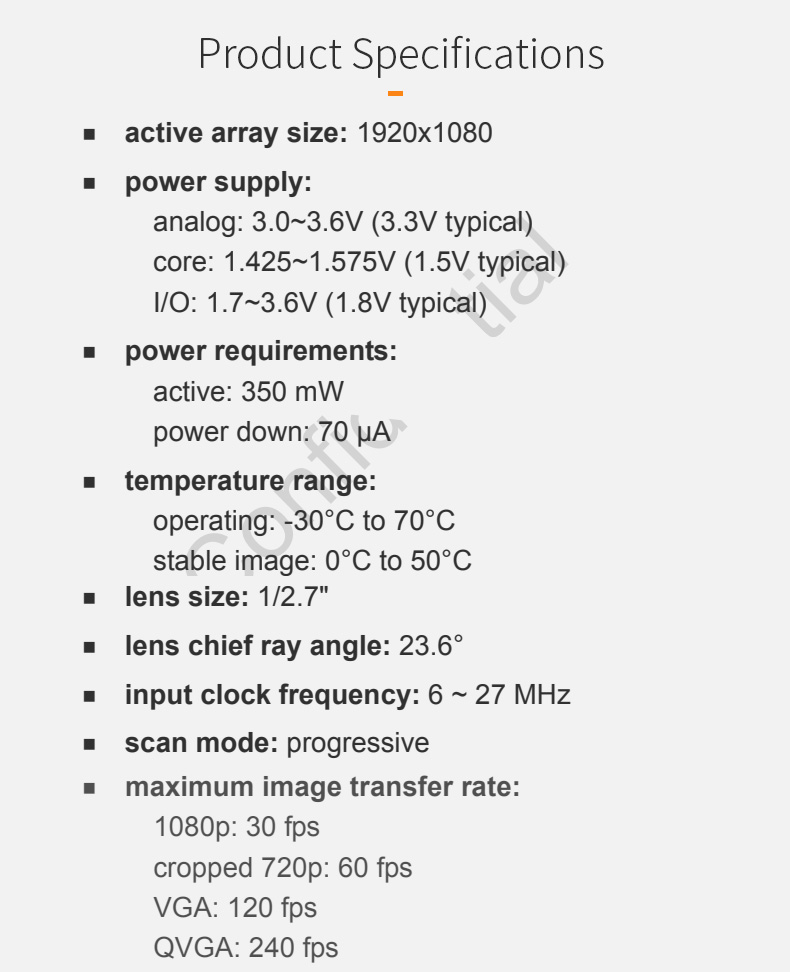 High-speed USB camera module插图1