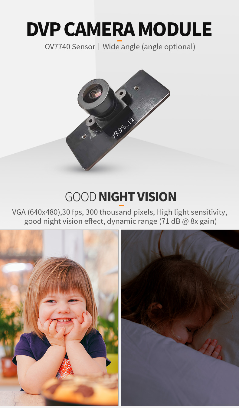 Dogoozx OV7740 Low Illumination Monitoring Night Vision Good 0.3MP VGA DVP Camera Module插图