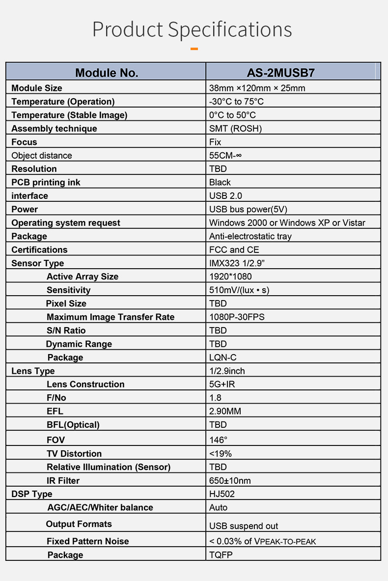 Dogoozx For Sony IMX323 Imx317 Imx290 Ar0231 Web Cam Mipi Dvp Cctv Network Camera Module插图1