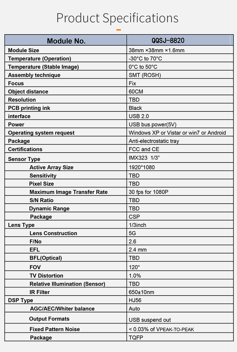 Dogoozx IMX323 Sensor 1/2.9 inch 1080P Infrared Night Vision USB h264 IR Camera Module插图1