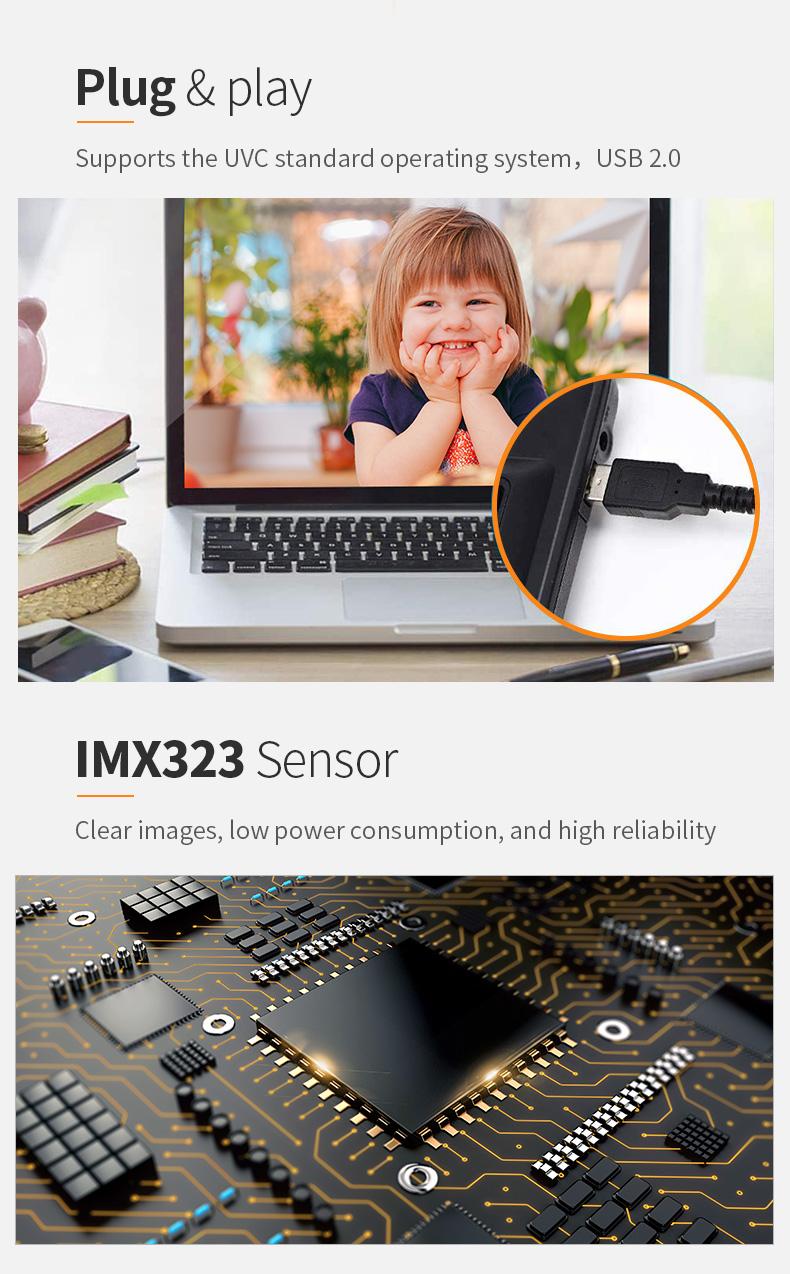 Dogoozx IMX323 Sensor 1/2.9 inch 1080P Infrared Night Vision USB h264 IR Camera Module插图3