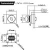 Modul Kamera Miniatur Struktur Subminiatur Paparan Global VGA Dogoozx SC031GS 180fps