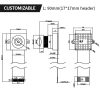 DGZX-AE128A50M1-90 60fps Mipi FPC Modul Kamera Sudut Lebar Dengan ISP Yuv Ar0521 5mp